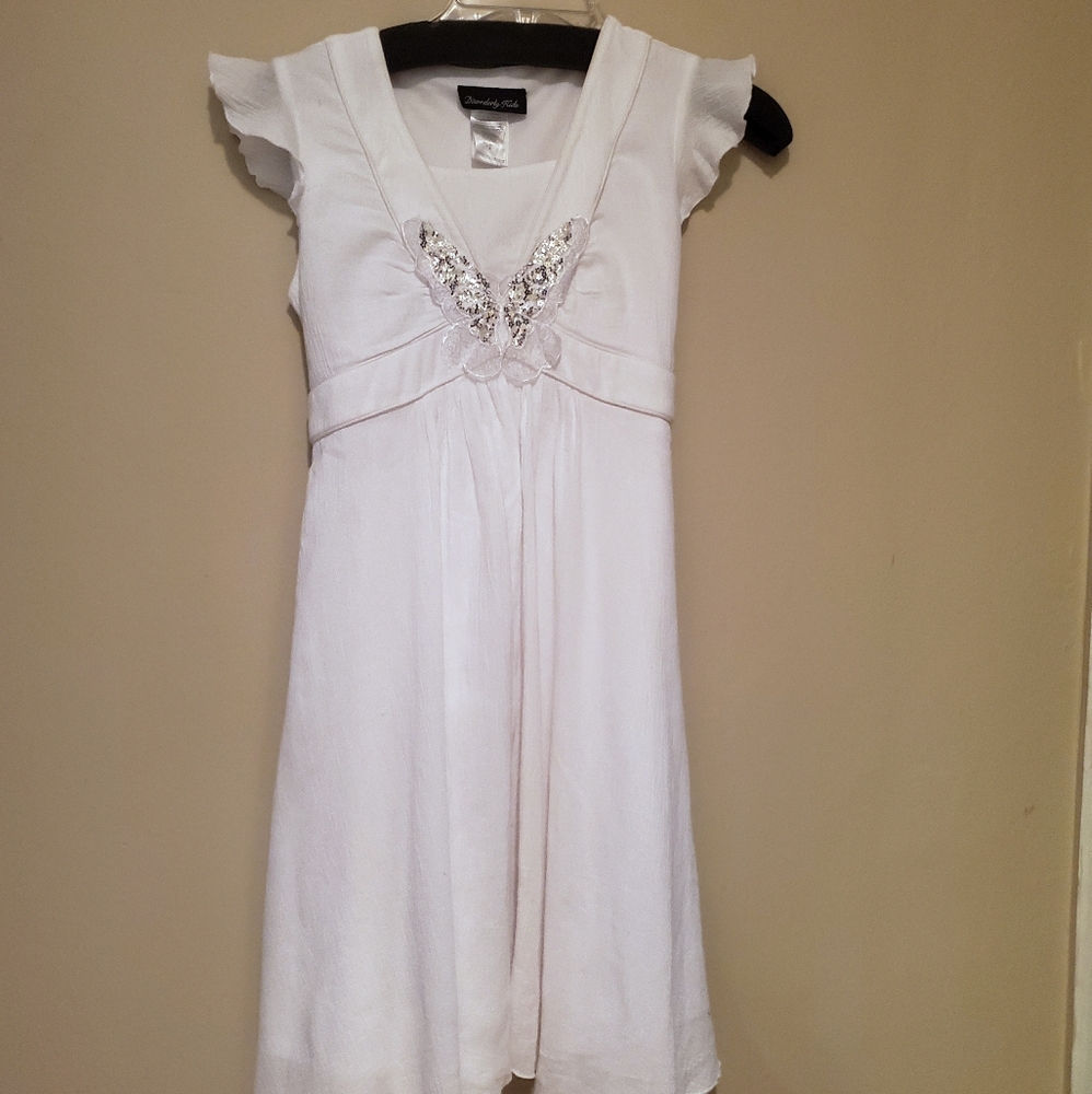 White girl dress